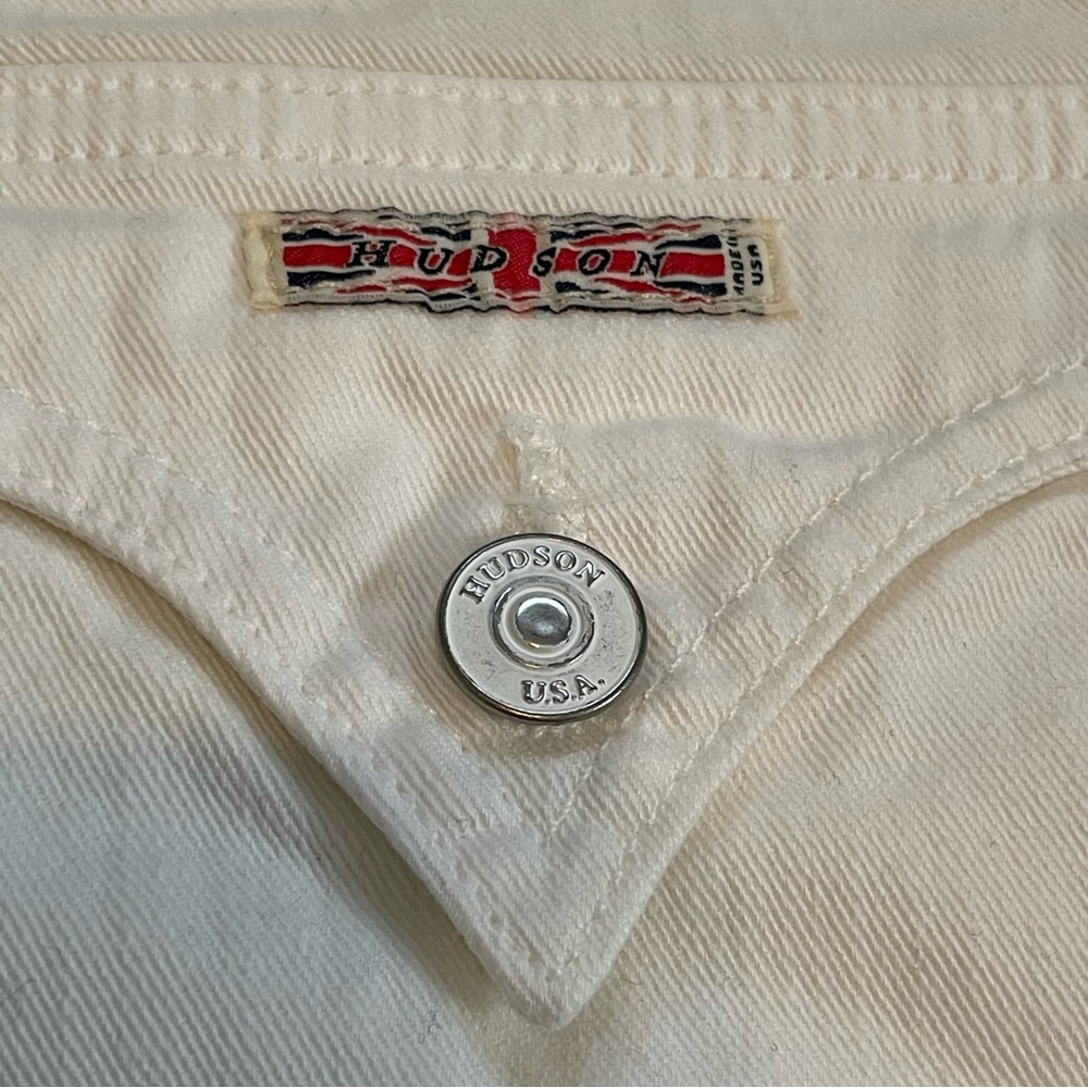 Hudson White Shorts size 27 - Picture 3 of 7